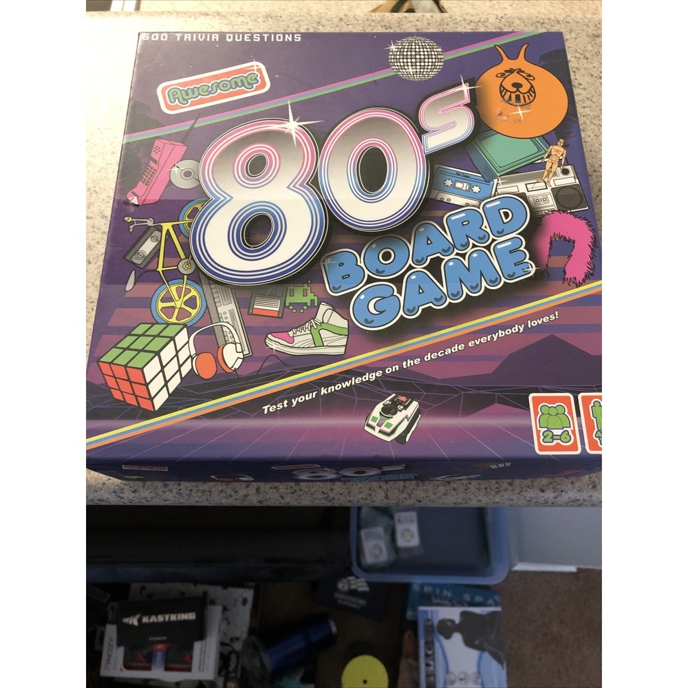 80s Board Game With 500 Trivia Questions. Test Knowledge Of The 1980s!